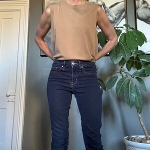 French Connection Tan Sweater Sleeveless Shell Top